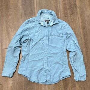 REI UPF 30+ Size S Long Sleeve Button Up Shirt